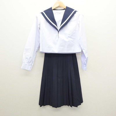 【中古】愛知県 刈谷高等学校 女子制服 3点 (セーラー服・スカート) sf061107