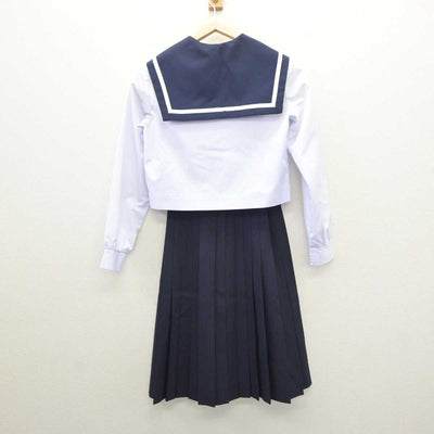 【中古】愛知県 刈谷高等学校 女子制服 3点 (セーラー服・スカート) sf061107