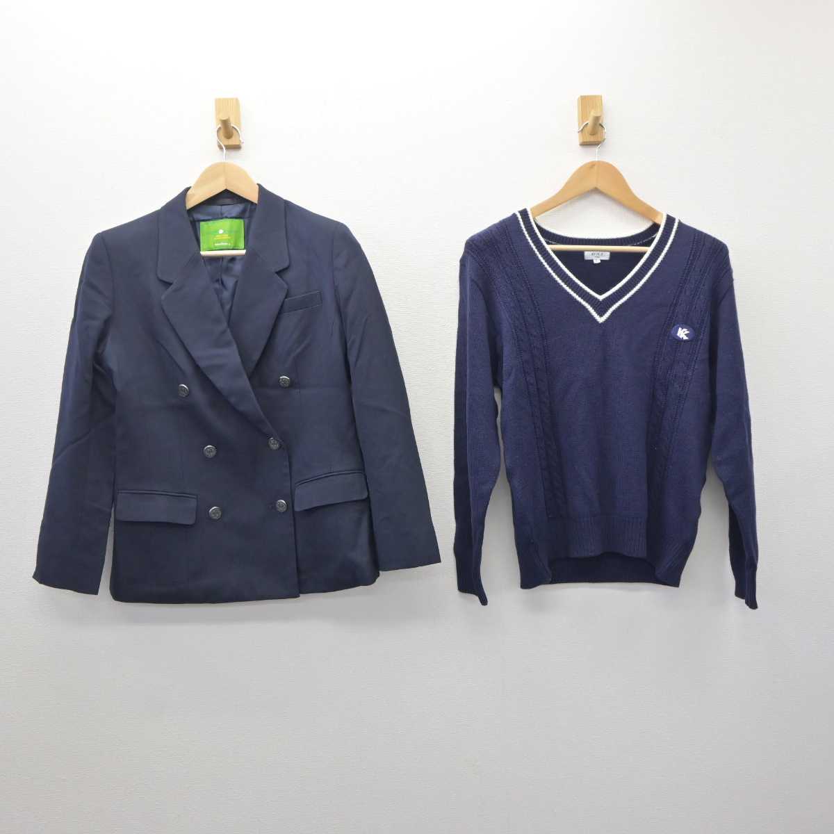 中古】埼玉県 久喜高等学校 女子制服 3点 (ブレザー・ニット・スカート) sf061108 | 中古制服通販パレイド