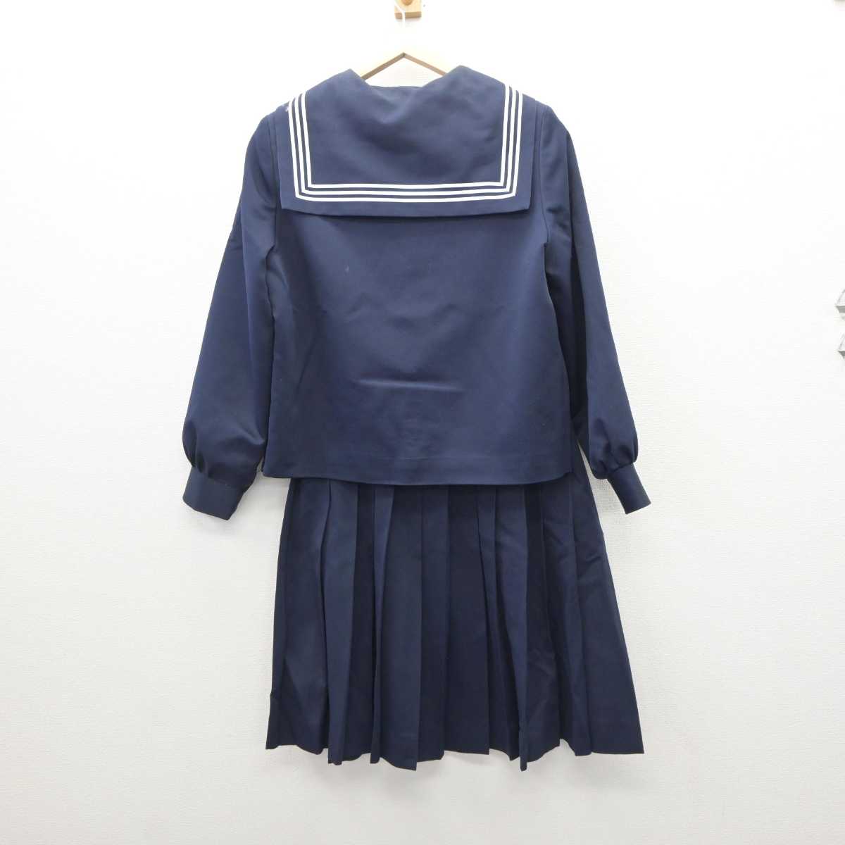 【中古】山形県 余目中学校 女子制服 4点 (セーラー服・スカート) sf061110