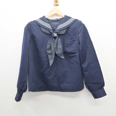 【中古】山形県 余目中学校 女子制服 4点 (セーラー服・スカート) sf061110