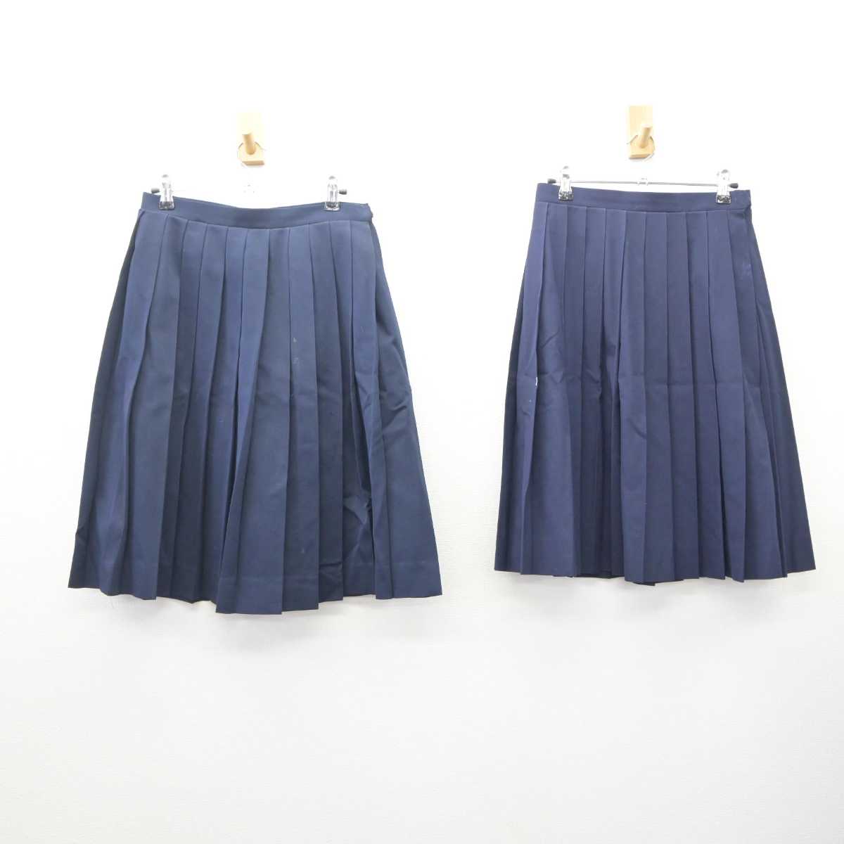 【中古】山形県 余目中学校 女子制服 4点 (セーラー服・スカート) sf061110