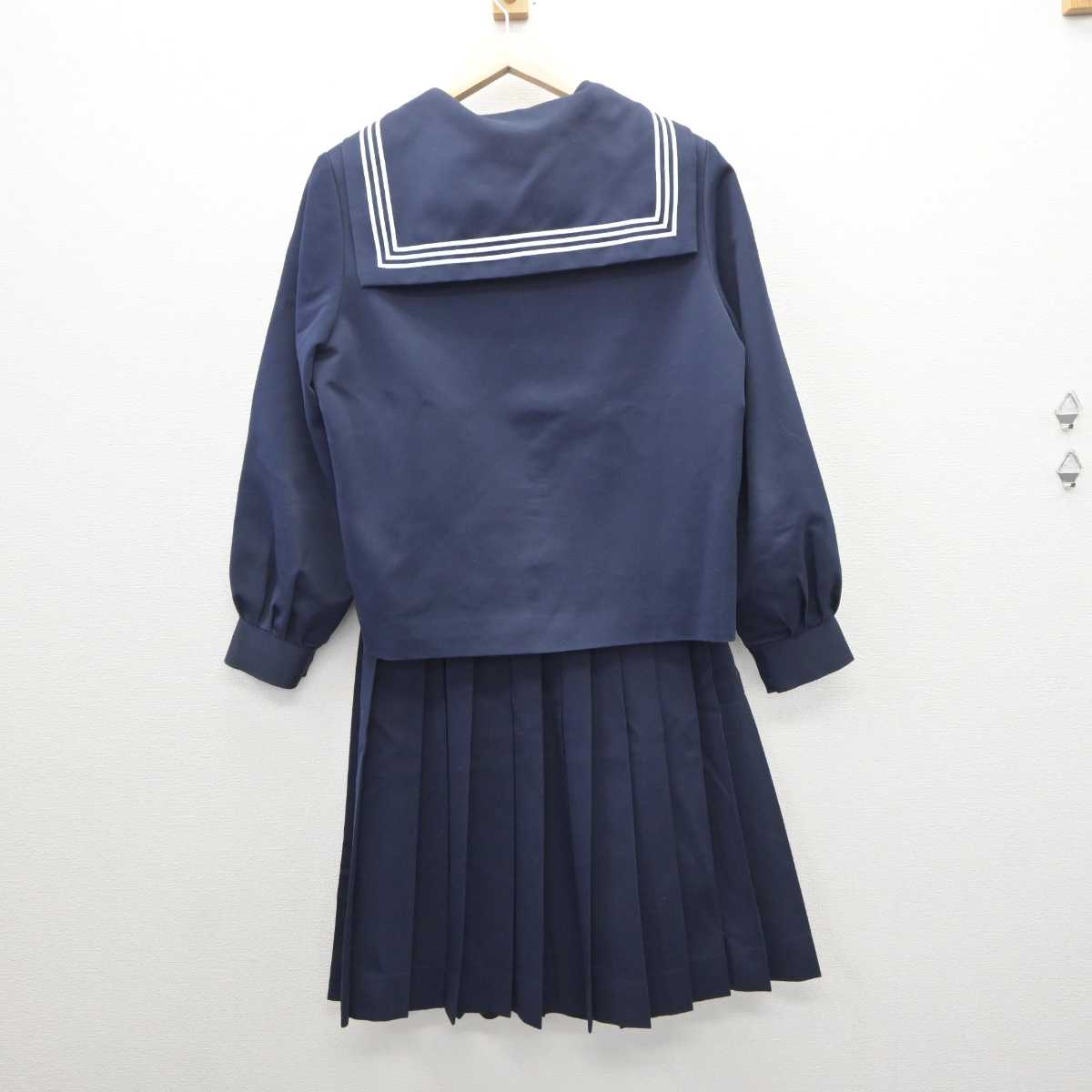 【中古】山形県 余目中学校 女子制服 4点 (セーラー服・スカート・スカート) sf061111