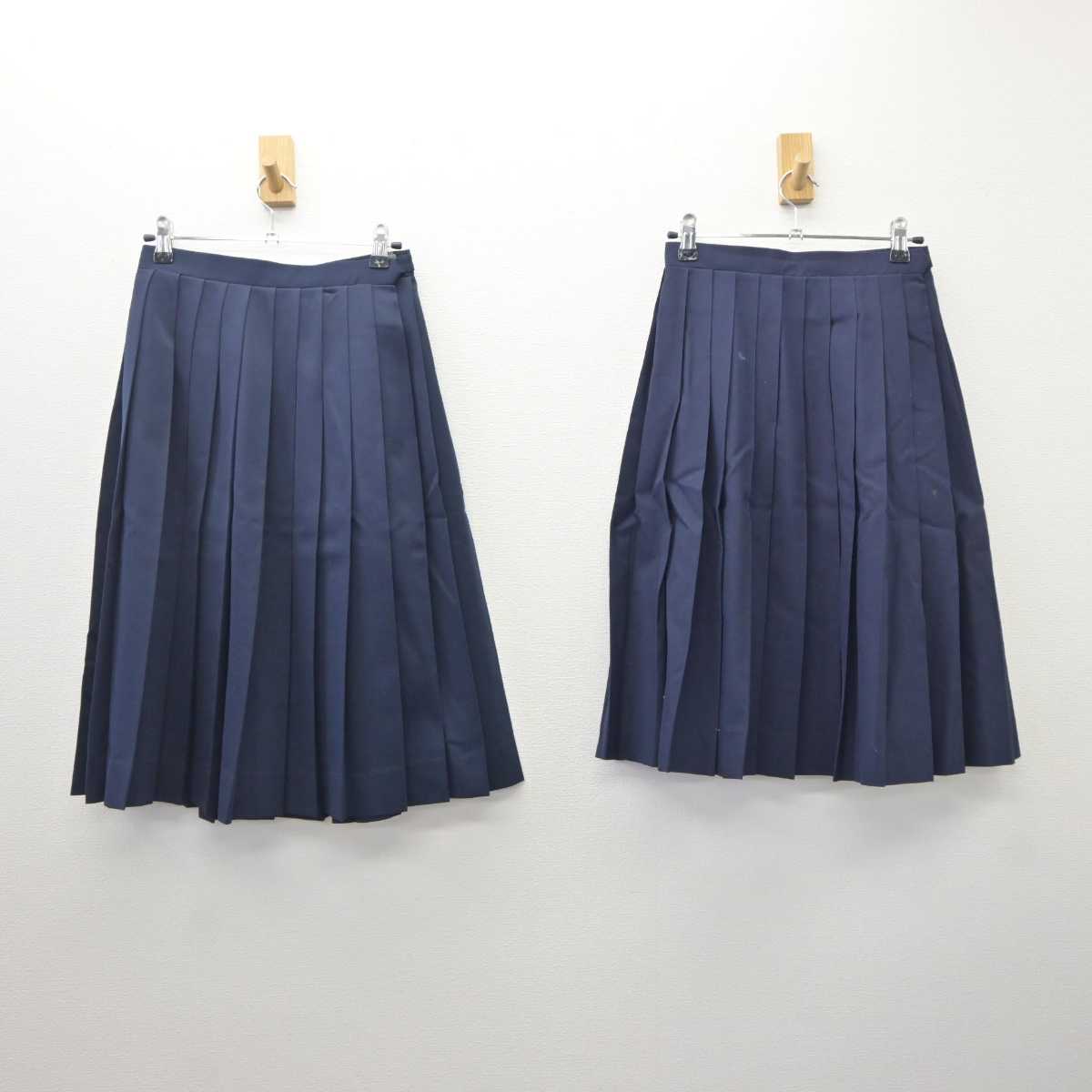 【中古】山形県 余目中学校 女子制服 4点 (セーラー服・スカート・スカート) sf061111