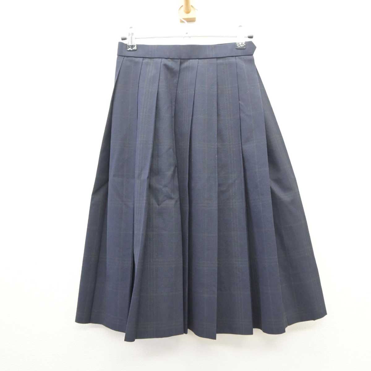 【中古】京都府 京都すばる高等学校 女子制服 4点 (ニットベスト・シャツ・スカート) sf061115