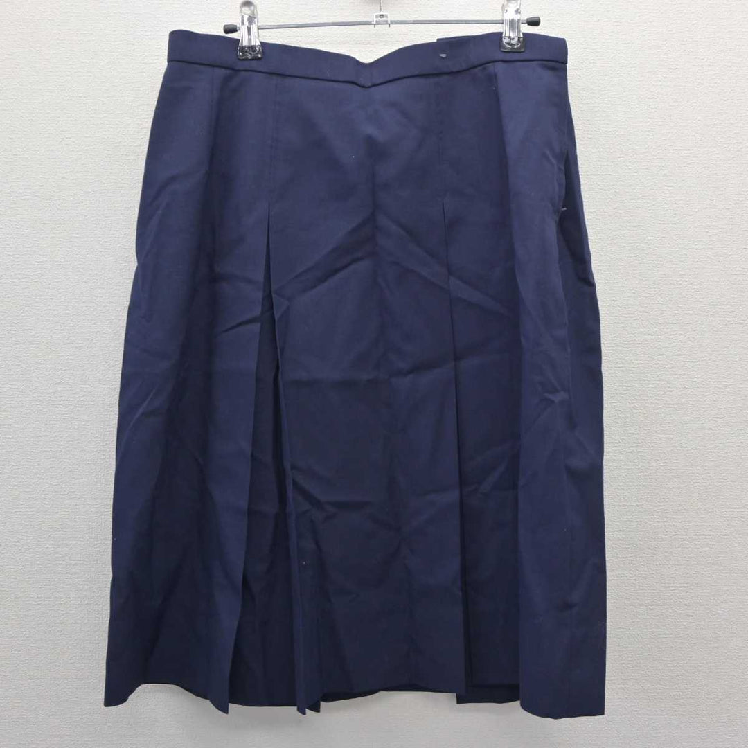 【中古】埼玉県 新座第二中学校 女子制服 4点 (ベスト・シャツ・スカート) sf061122