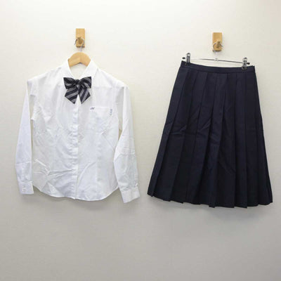 【中古】福岡県 中村学園女子高等学校 女子制服 5点 (ブレザー・ニット・シャツ・スカート) sf061126