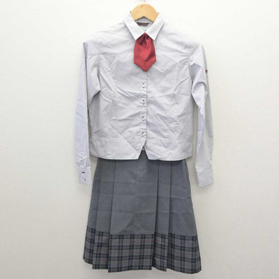 【中古】神奈川県 北鎌倉女子学園高等学校 女子制服 5点 (ブレザー・ニット・シャツ・スカート) sf061130