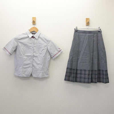 【中古】神奈川県 北鎌倉女子学園高等学校 女子制服 2点 (シャツ・スカート) sf061131