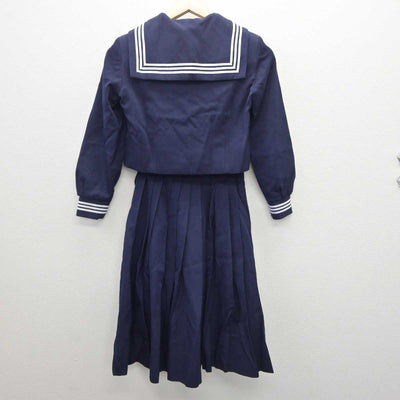 【中古】広島県 海田高等学校 女子制服 5点 (セーラー服・ニット・スカート) sf061140