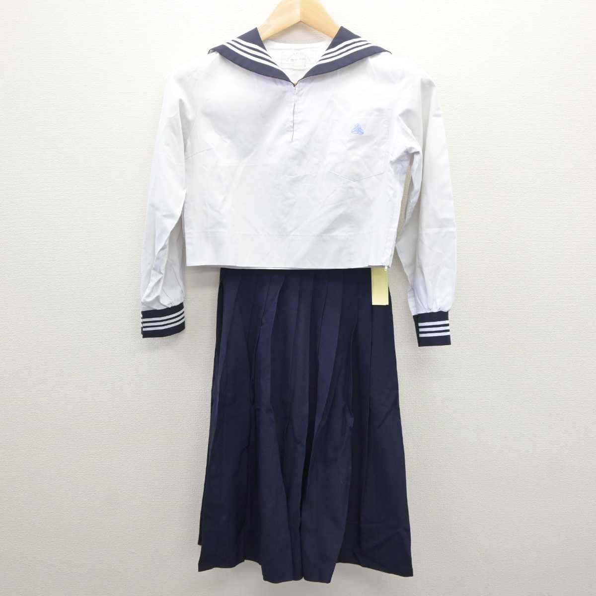 【中古】広島県 海田高等学校 女子制服 3点 (セーラー服・スカート) sf061141