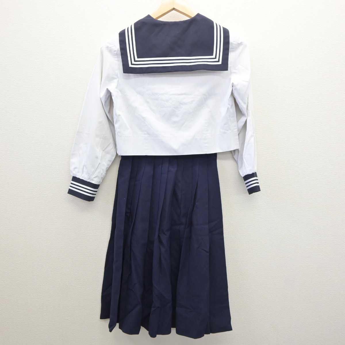 【中古】広島県 海田高等学校 女子制服 3点 (セーラー服・スカート) sf061141