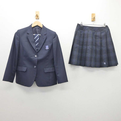 【中古】神奈川県 新羽高等学校 女子制服 4点 (ブレザー・スカート) sf061152