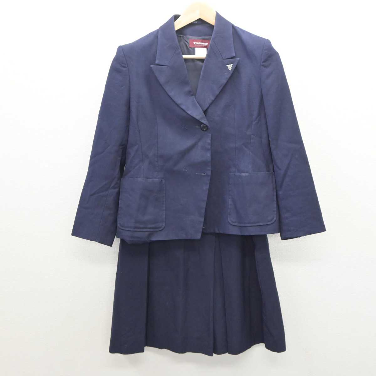 【中古】千葉県 千葉商業高等学校 女子制服 4点 (ブレザー・ベスト・スカート) sf061161