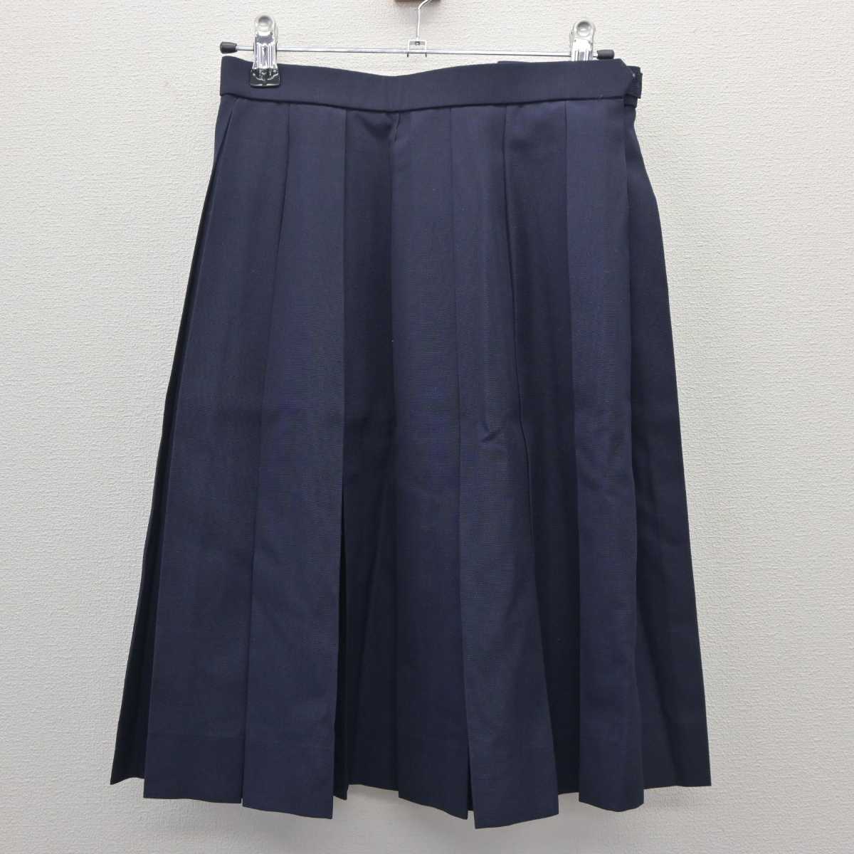 【中古】埼玉県 新座総合技術高等学校 女子制服 3点 (ベスト・シャツ・スカート) sf061171