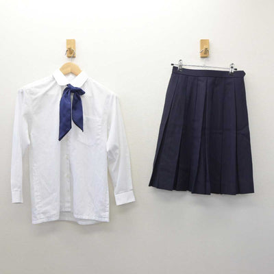 【中古】埼玉県 新座総合技術高等学校 女子制服 6点 (ブレザー・ニット・シャツ・スカート) sf061172