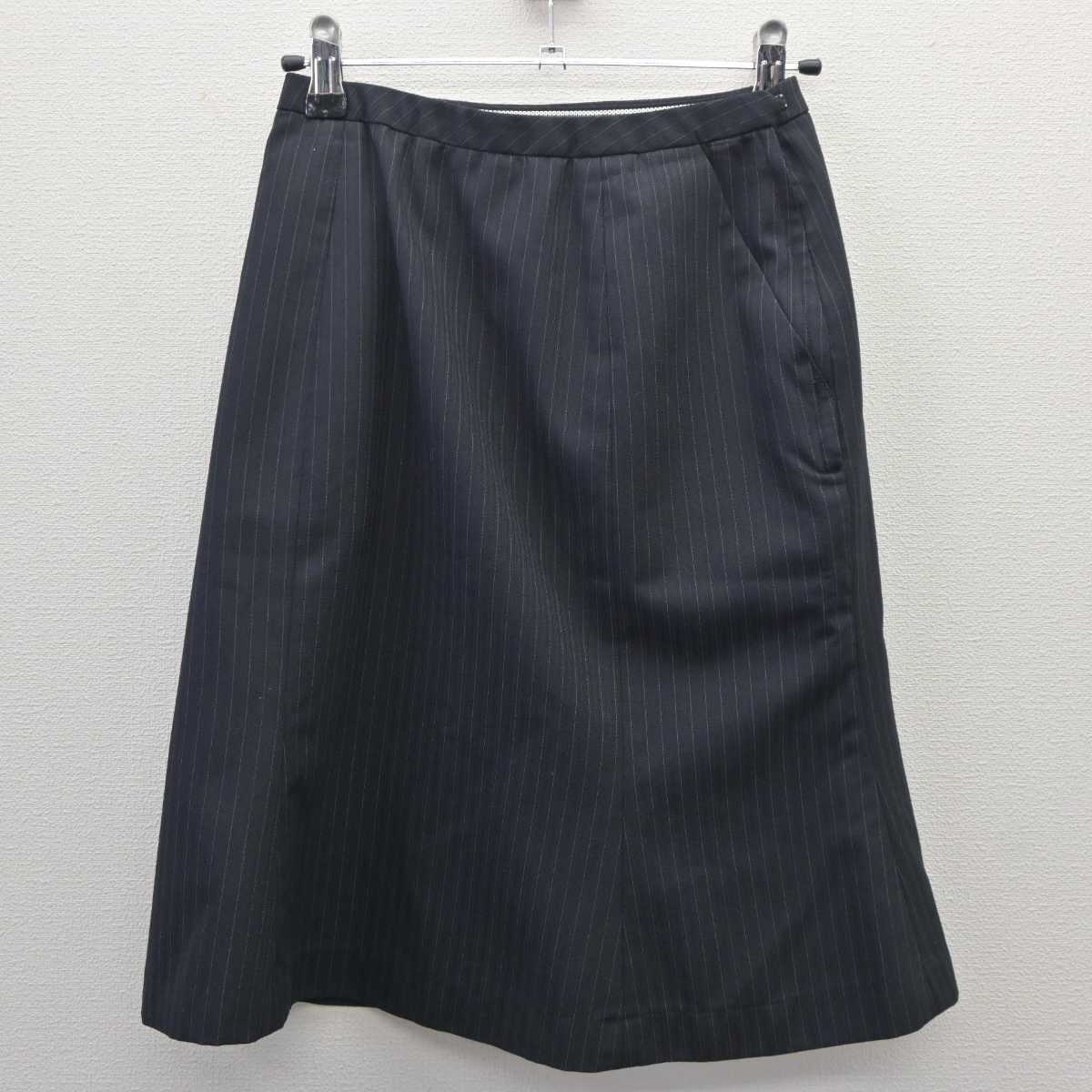 【中古】 事務服 女子制服 2点 (ベスト・スカート) sf061178