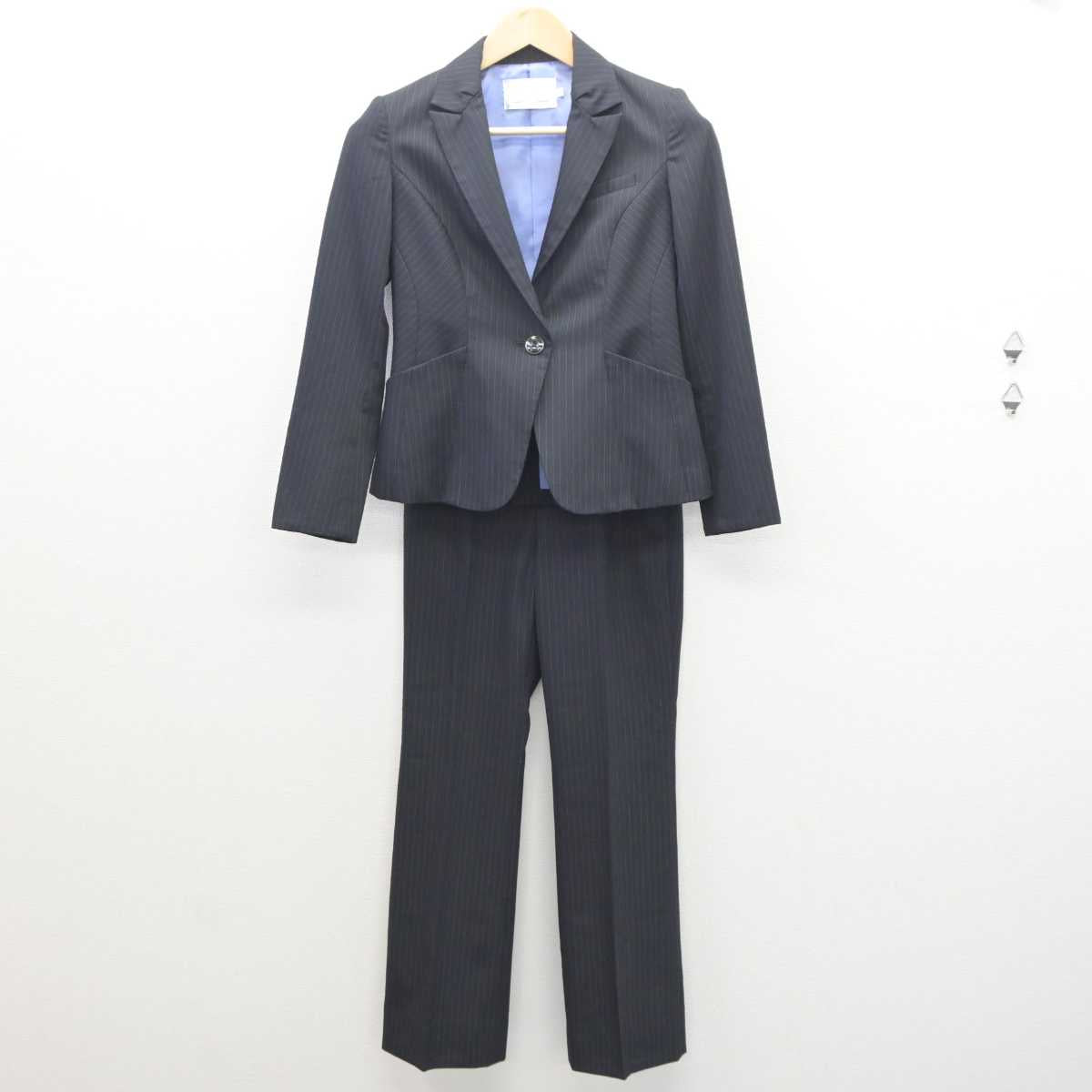 【中古】 事務服 女子制服 2点 (ジャケット・ズボン) sf061179