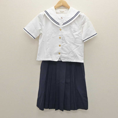 【中古】愛知県 南山学園 聖霊中学・高等学校 女子制服 2点 (セーラー服・スカート) sf061184