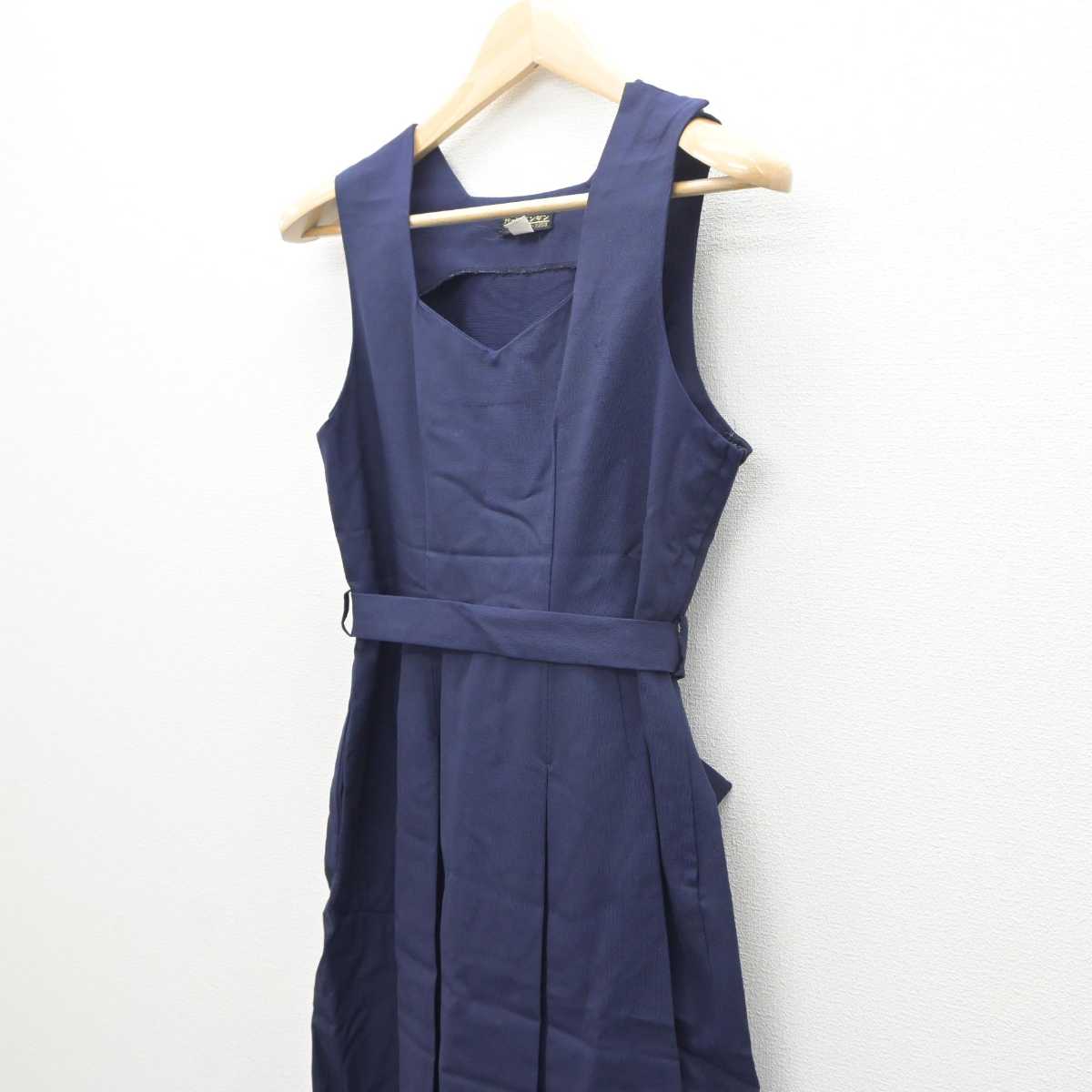 【中古】大阪府 大阪教育大学附属中学校 女子制服 1点 (ジャンパースカート) sf061187