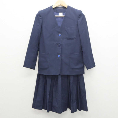 【中古】埼玉県 指扇中学校 女子制服 3点 (ブレザー・ベスト・スカート) sf061192