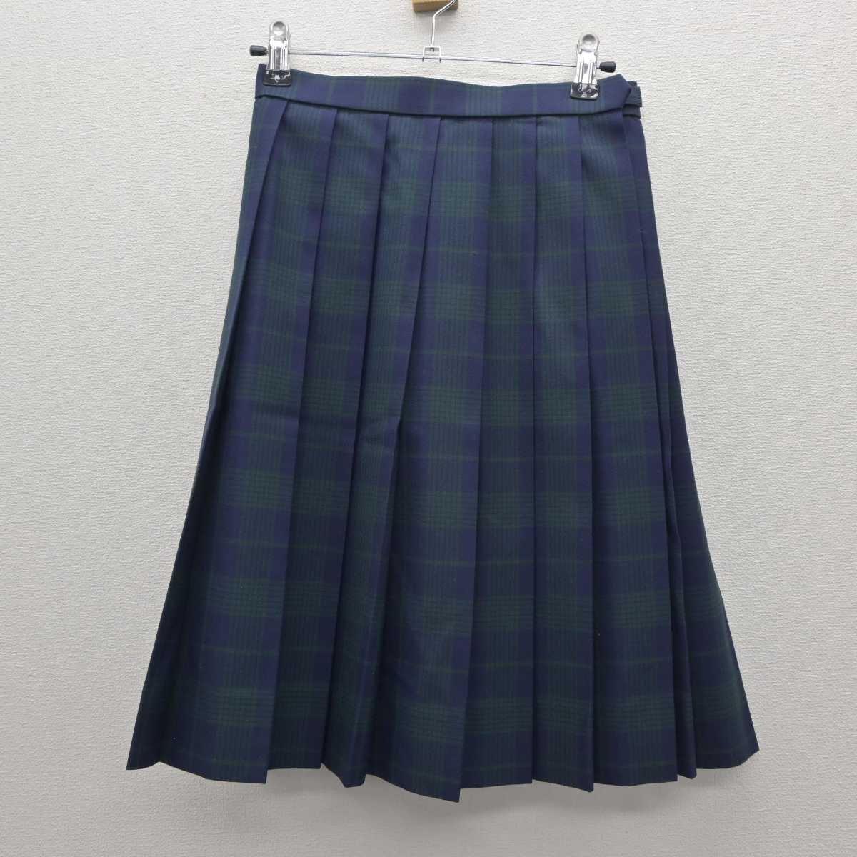 【中古】埼玉県 上尾南高等学校 女子制服 4点 (ブレザー・ニット・スカート) sf061195