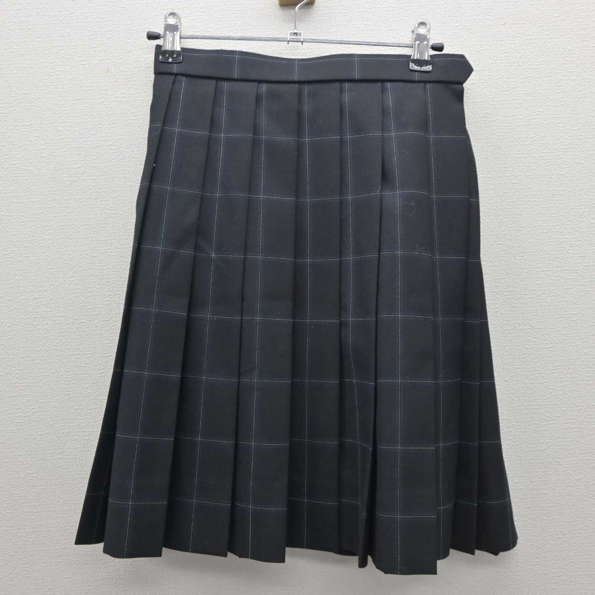 【中古】埼玉県 上尾橘高等学校 女子制服 4点 (ブレザー・ニット・スカート) sf061197