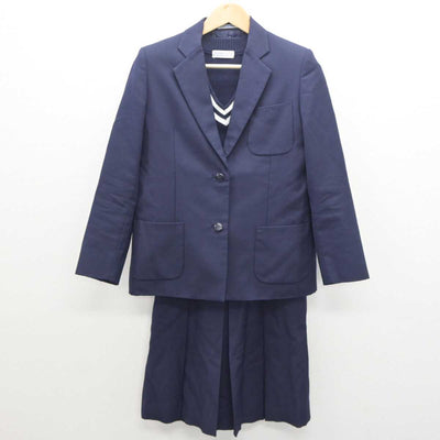 【中古】静岡県 浜松工業高等学校 女子制服 3点 (ブレザー・ニット・スカート) sf061200