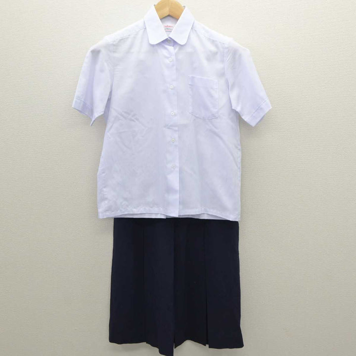 【中古】静岡県 浜松工業高等学校 女子制服 2点 (ニットベスト・シャツ・スカート) sf061209