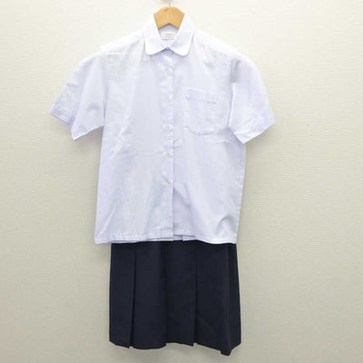 【中古】静岡県 浜松工業高等学校 女子制服 2点 (シャツ・スカート) sf061210