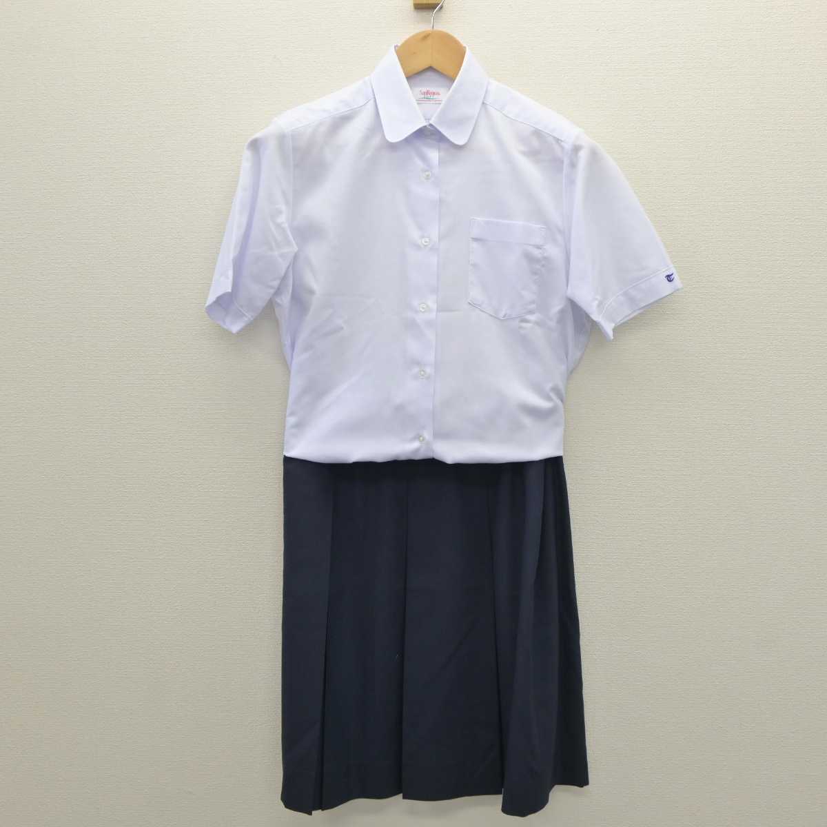 【中古】静岡県 浜松工業高等学校 女子制服 2点 (シャツ・スカート) sf061211