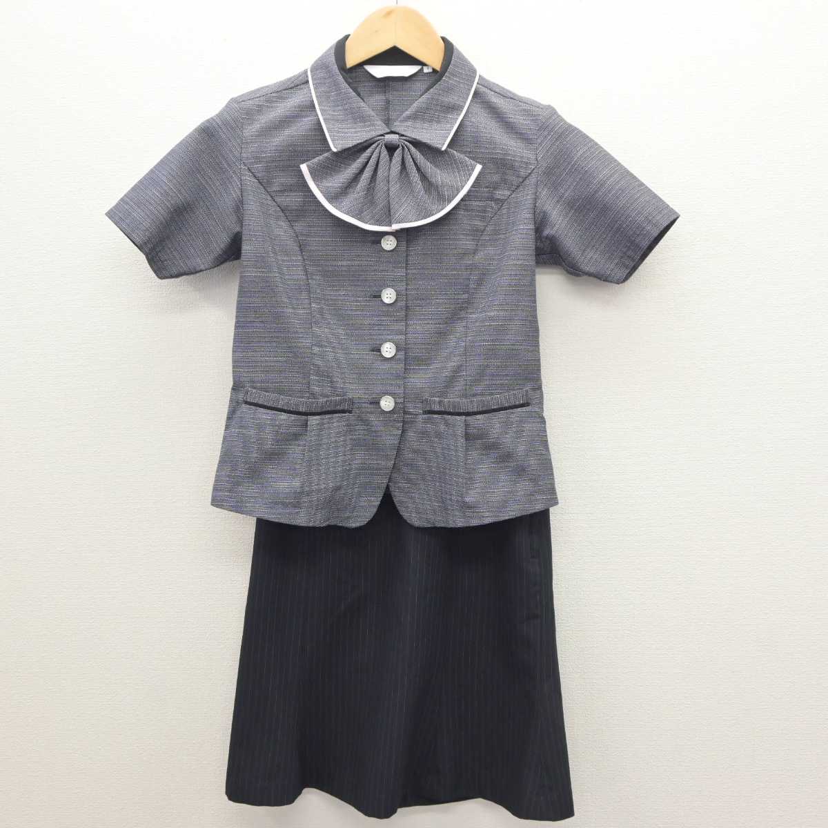 【中古】 事務服 女子制服 3点 (シャツ・スカート) sf061212