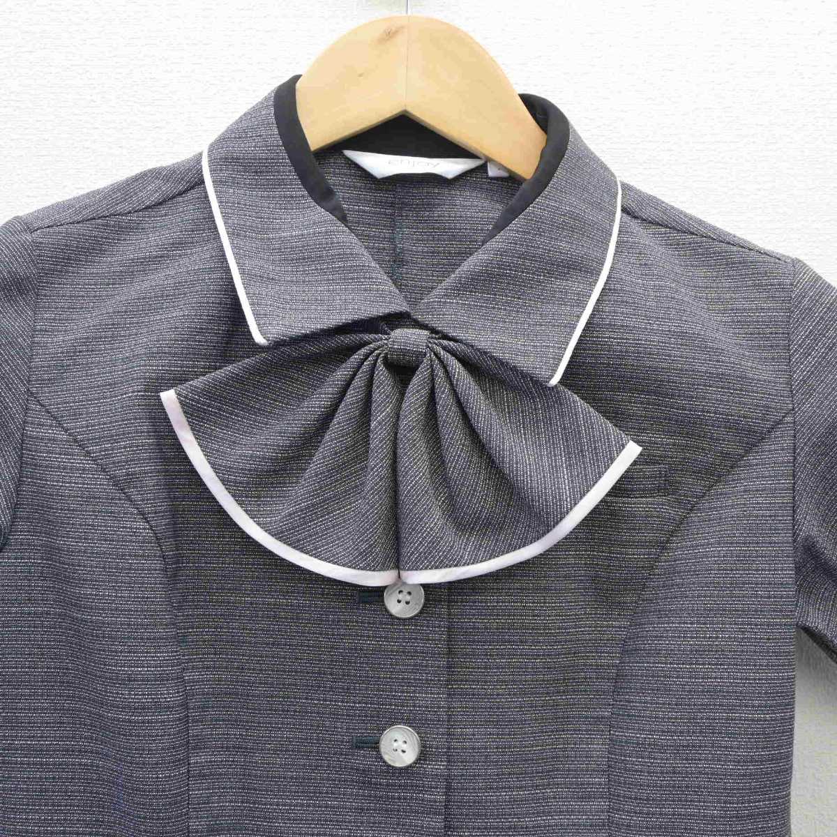 【中古】 事務服 女子制服 3点 (シャツ・スカート) sf061213