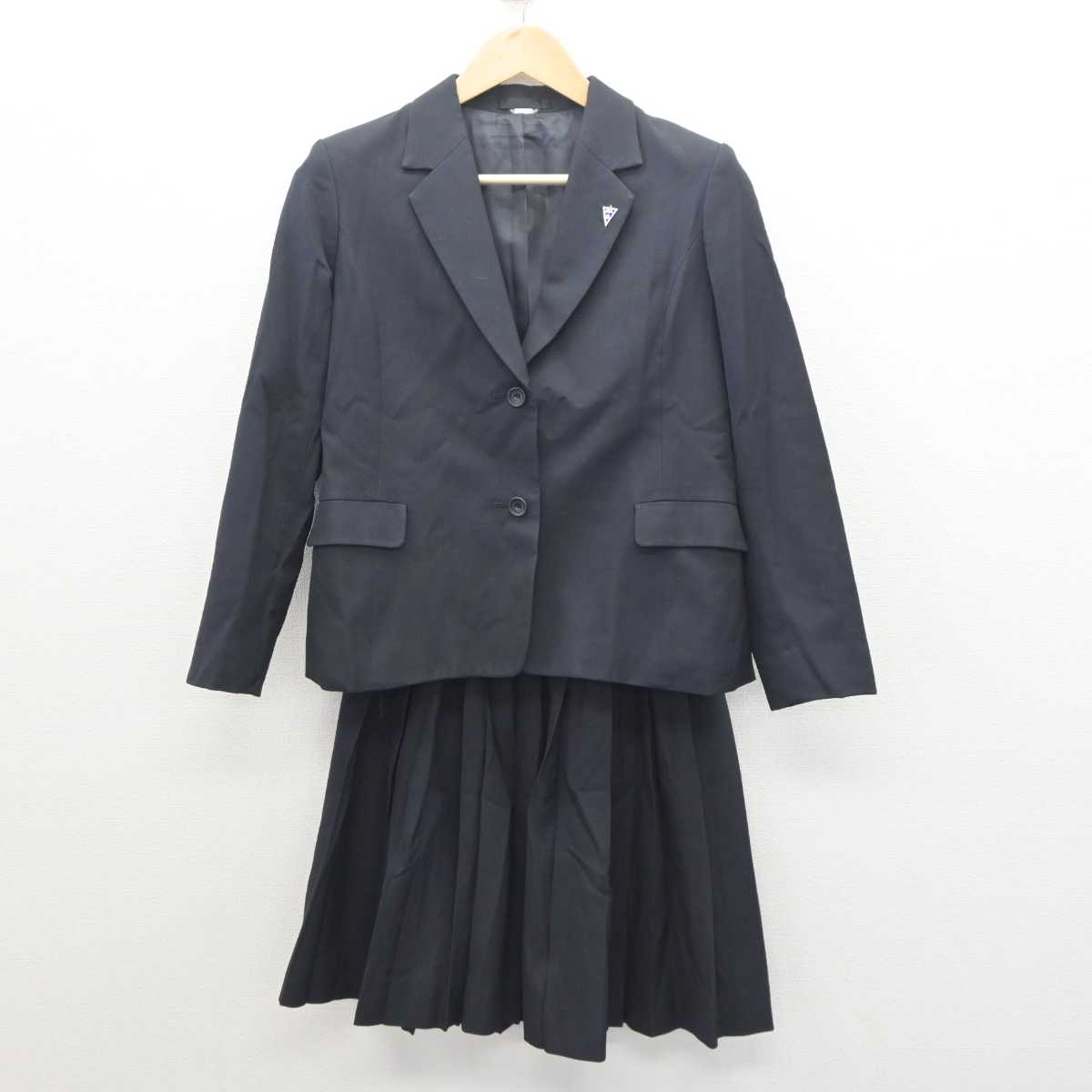 【中古】京都府 西舞鶴高等学校 女子制服 3点 (ブレザー・スカート) sf061216