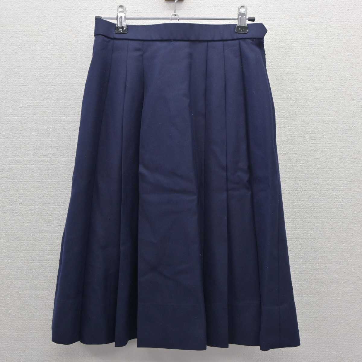 【中古】岡山県 妹尾中学校 女子制服 4点 (ブレザー・ベスト・シャツ・スカート) sf061227