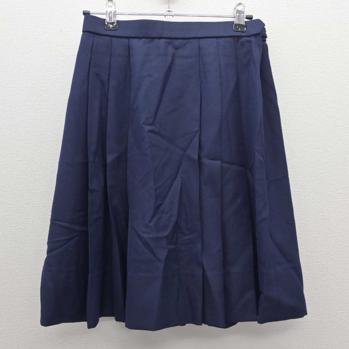 【中古】岡山県 妹尾中学校 女子制服 2点 (シャツ・スカート) sf061228