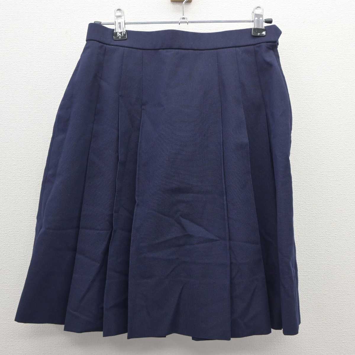 【中古】岡山県 妹尾中学校 女子制服 2点 (シャツ・スカート) sf061229