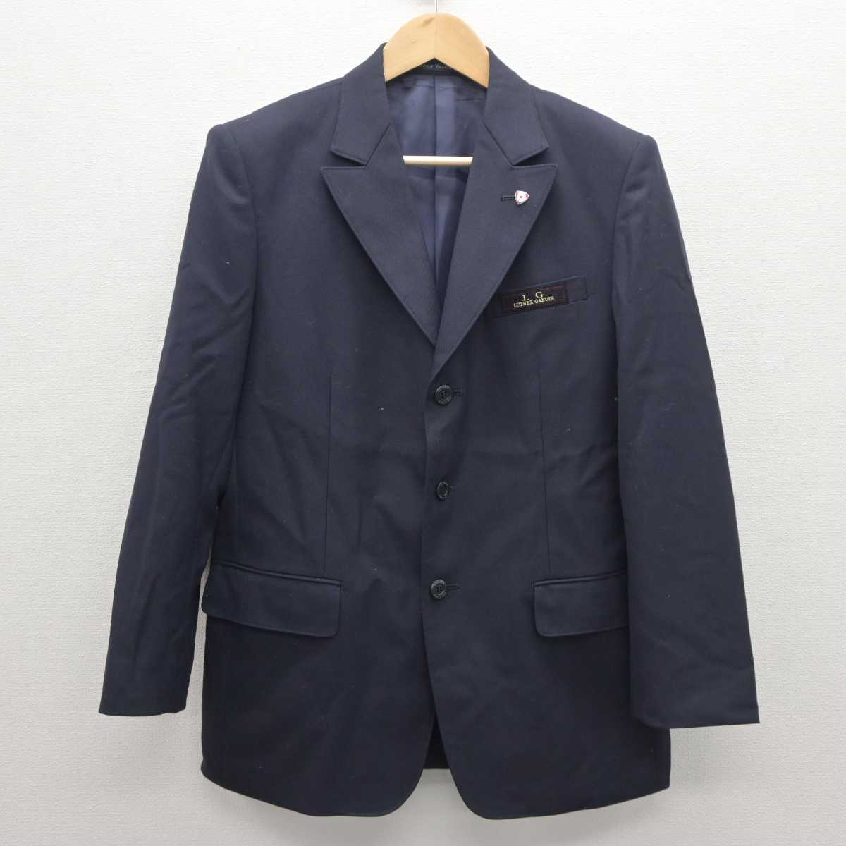 【中古】熊本県 ルーテル学院高等学校 男子制服 1点 (ブレザー) sf061231