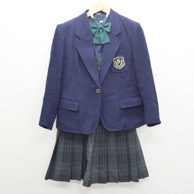 【中古】千葉県 専修大学松戸中学校・高等学校 女子制服 4点 (ブレザー・ベスト・スカート) sf061236