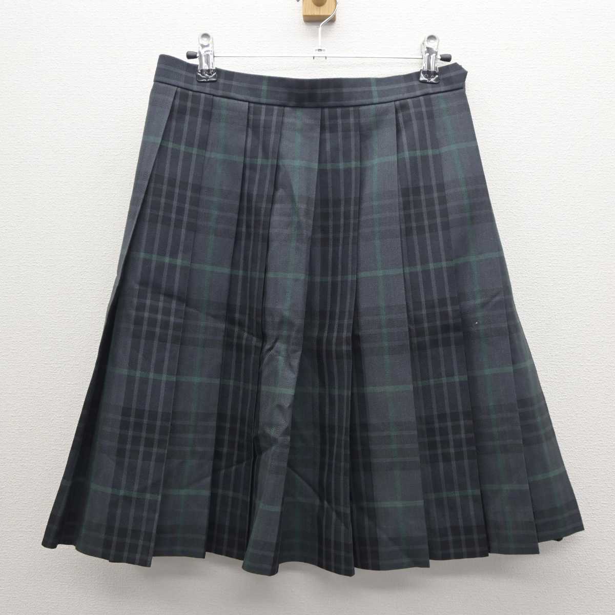 【中古】千葉県 専修大学松戸中学校・高等学校 女子制服 4点 (ブレザー・ベスト・スカート) sf061236