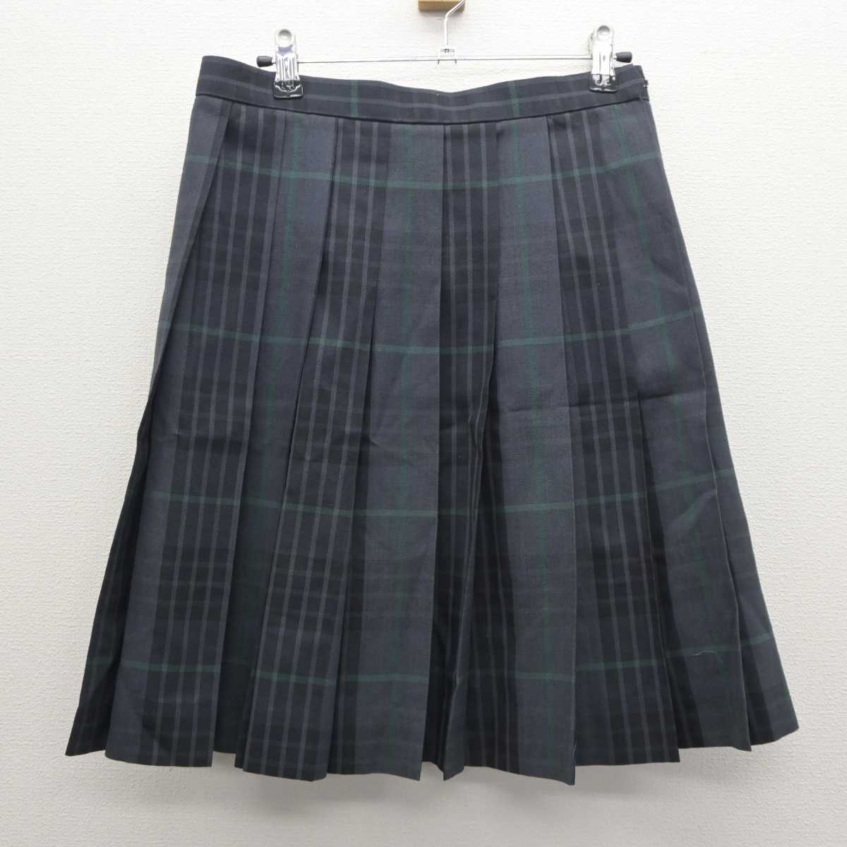 【中古】千葉県 専修大学松戸中学校・高等学校 女子制服 4点 (ベスト・シャツ・スカート) sf061237