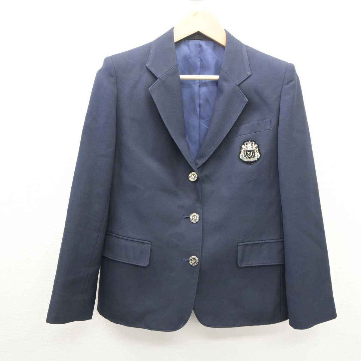 【中古】神奈川県 横浜創英高等学校 女子制服 3点 (ブレザー・スカート・スカート) sf061255