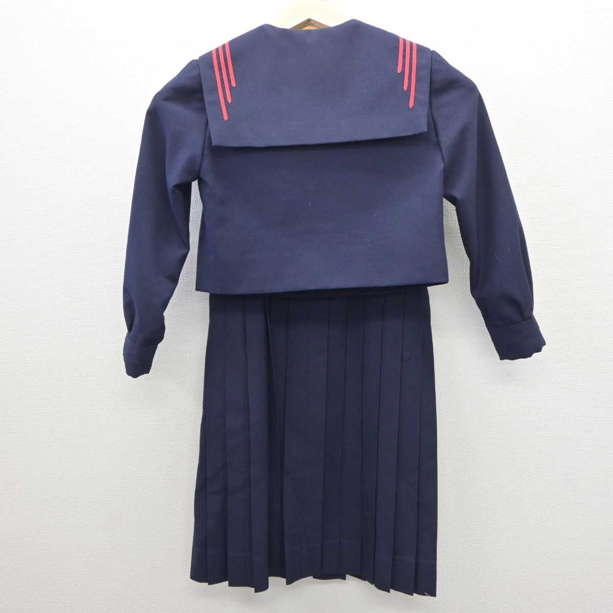 【中古】東京都 川村小学校 女子制服 3点 (セーラー服・ジャンパースカート) sf061260