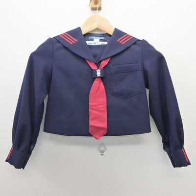 【中古】東京都 川村小学校 女子制服 3点 (セーラー服・ジャンパースカート) sf061260