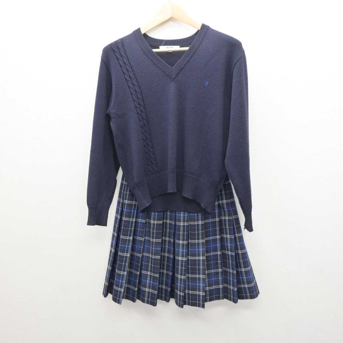 中古】東京都 白梅学園高等学校 女子制服 4点 (ブレザー・ニット・スカート) sf061268 | 中古制服通販パレイド