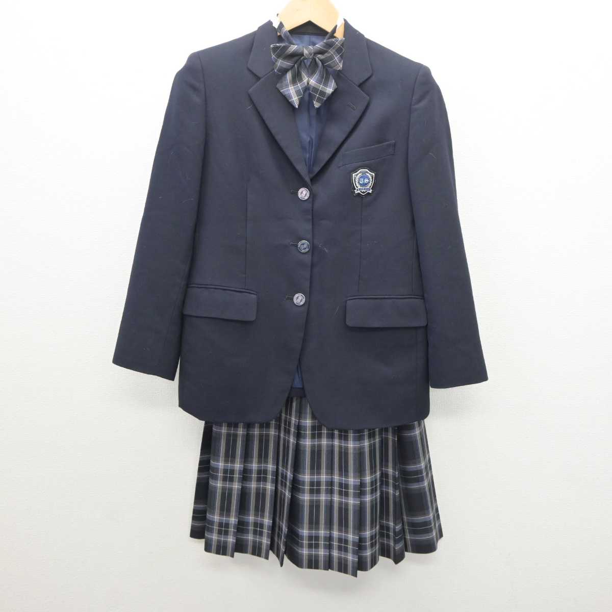 【中古】栃木県 栃木翔南高等学校 女子制服 3点 (ブレザー・スカート) sf061271