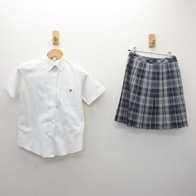 【中古】大阪府 咲くやこの花高等学校 女子制服 2点 (シャツ・スカート) sf061286