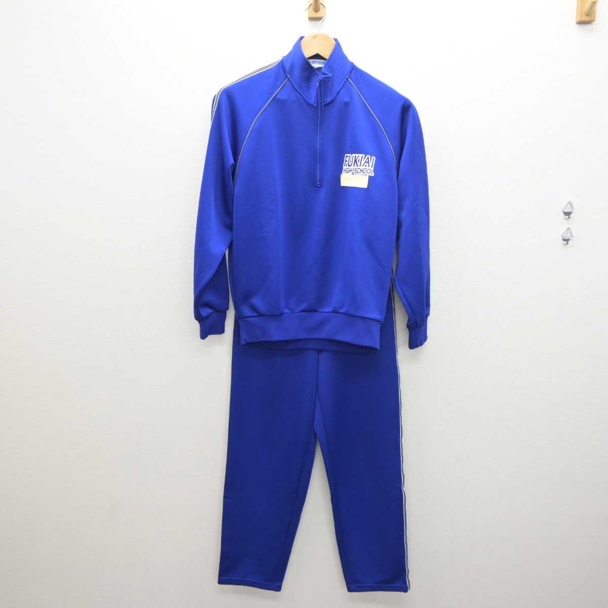 【中古】兵庫県 葺合高校高等学校 女子制服 2点 (ジャージ 上・ジャージ 下) sf061298