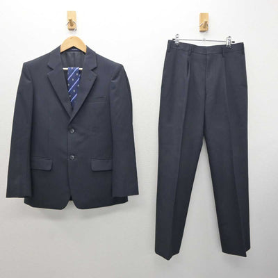 【中古】兵庫県 六甲アイランド高等学校 男子制服 3点 (ブレザー・ズボン) sf061299