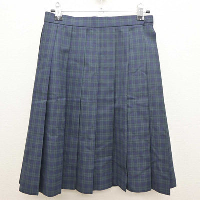 【中古】福岡県 第一薬科大学付属高等学校 女子制服 4点 (ニットベスト・シャツ・シャツ・スカート) sf061308